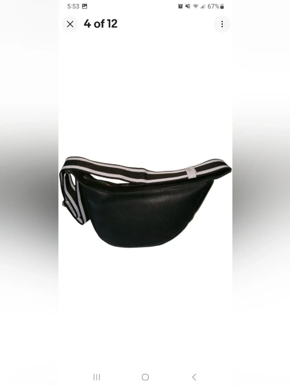 Nwt BCBG Generation Black Sling Hobo Bag